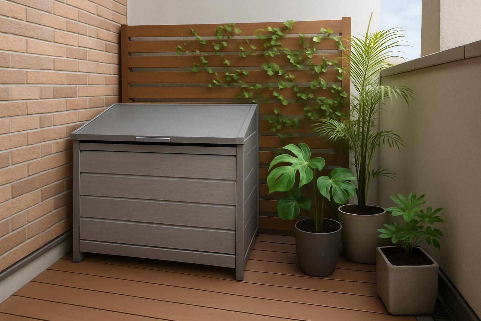 プラン9 バルコニー/テラス活用屋外ゴミ置き場